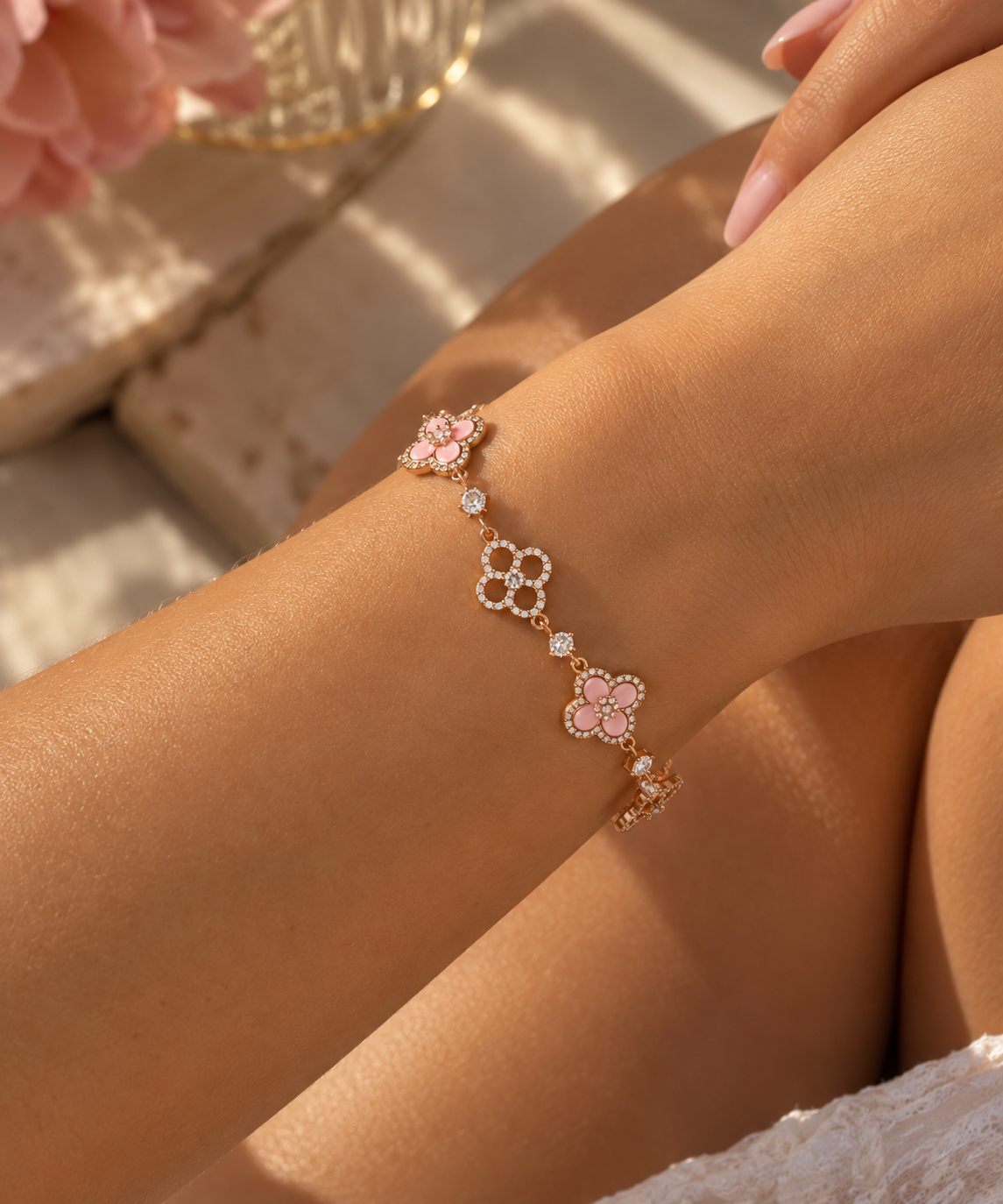 Diamond Bloom Bracelet