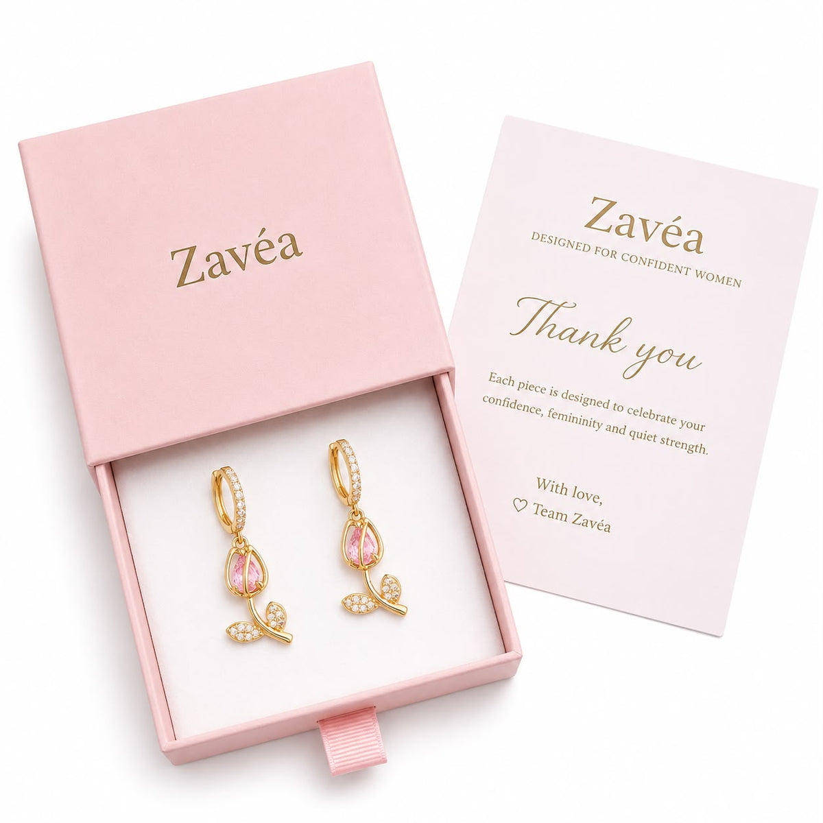 Rosé Earrings