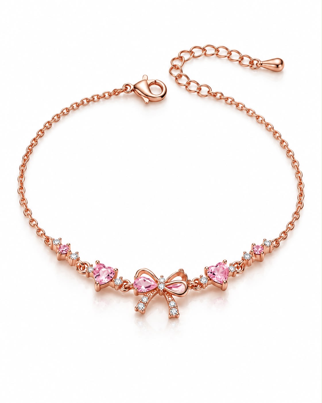 Elviane bow bracelet, matching friendship bracelet