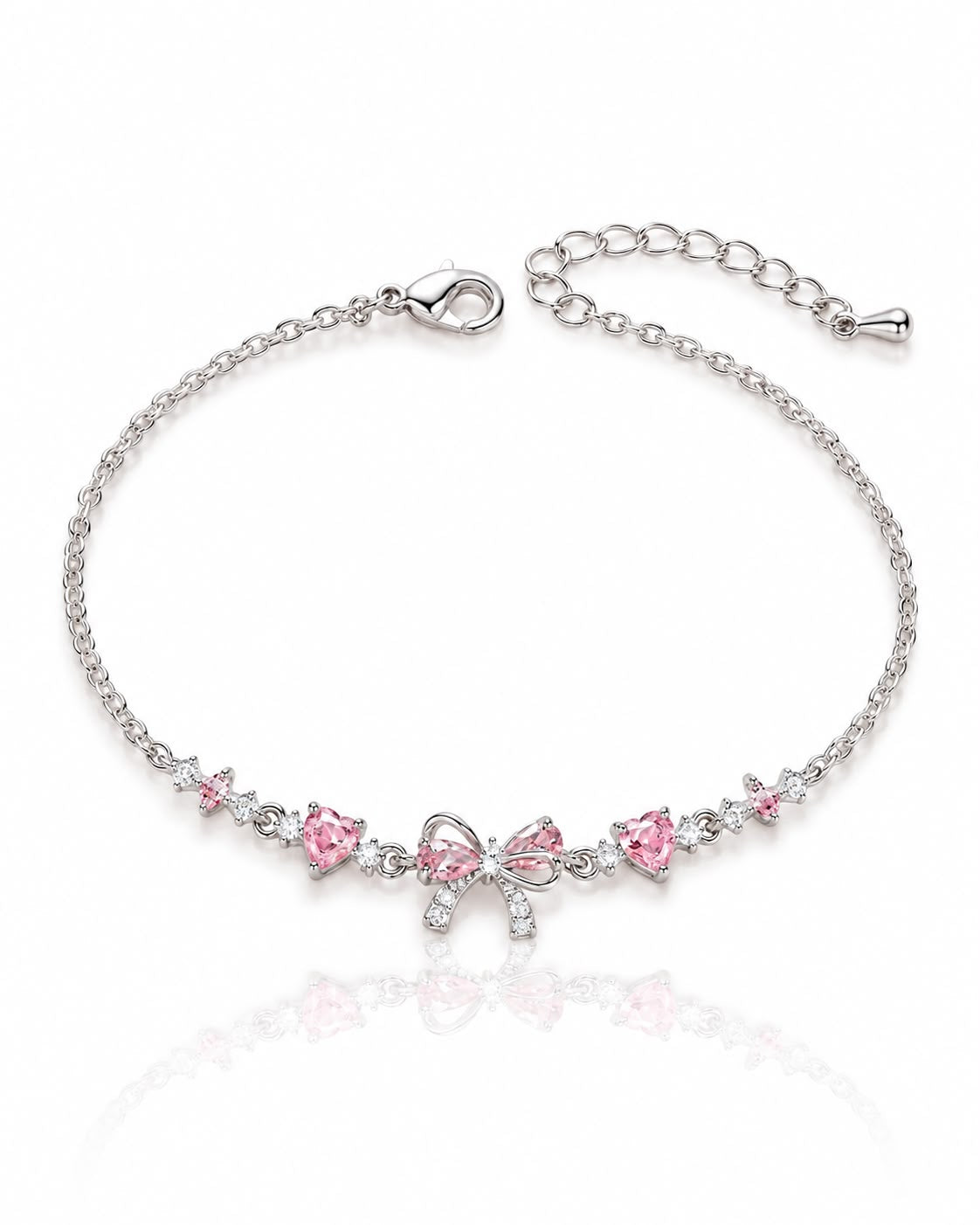 Elviane bow bracelet, matching friendship bracelet